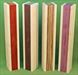 Blank #760 - Segemented Striped Blanks - Set of 4 ~ 1 3/8 x 1 3/8 x 9 ~ $24.99